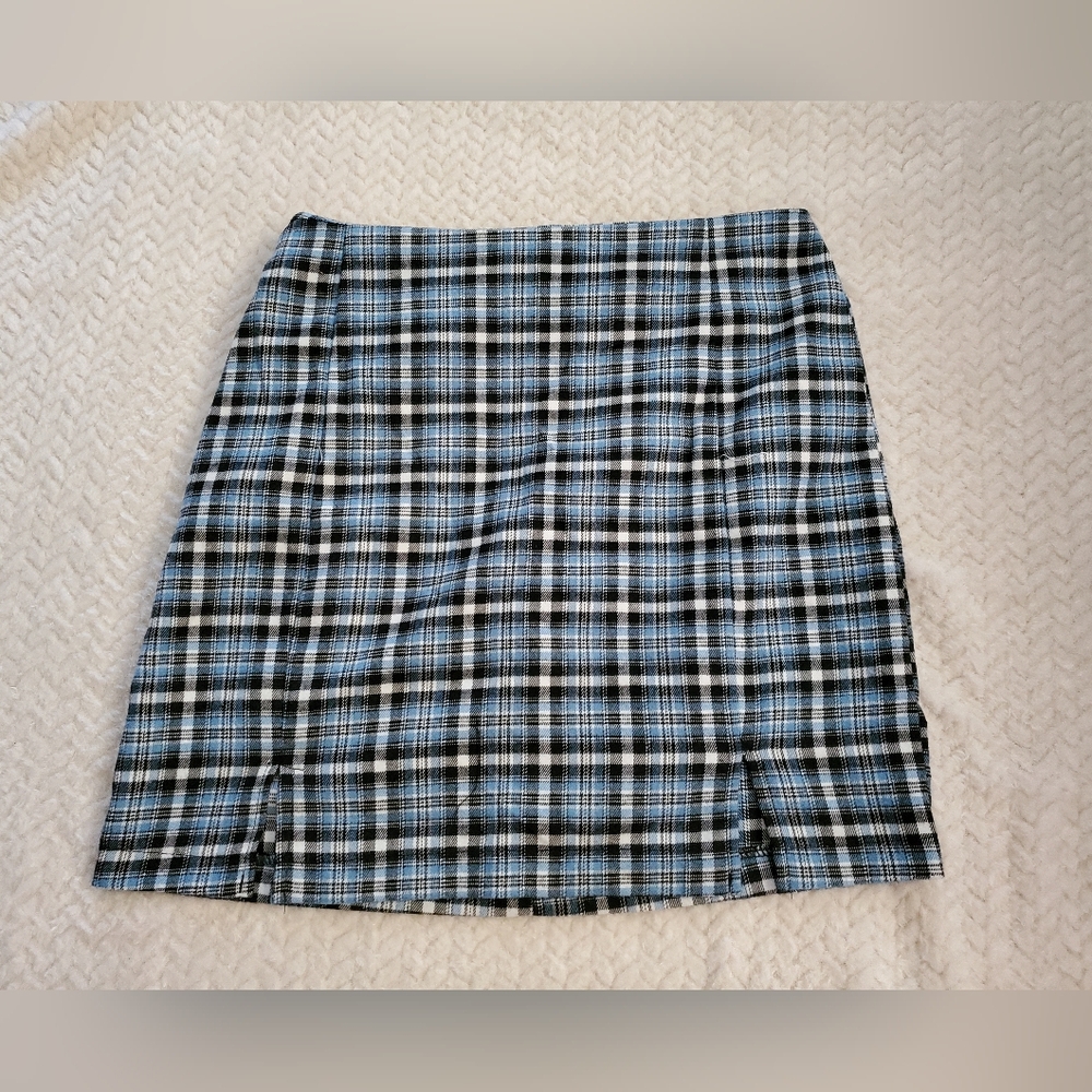 💥 LAST CHANCE 💥 Love on a Hanger Blue and Black Mini Pencil Skirt